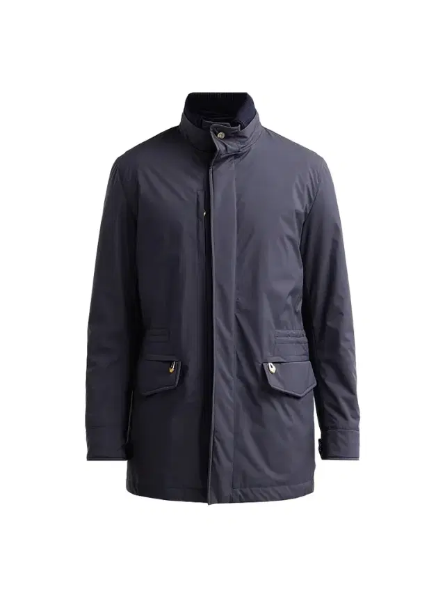 Sartorio Napoli Men's Nylon Safari Coat - Night Blue