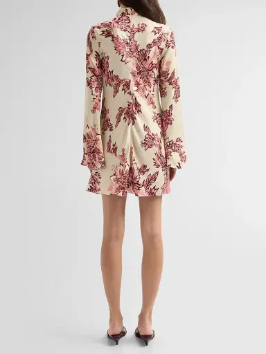 Hemant & Nandita Women's Printed Bias-Cut Mini Dress | Thumbnail 3 Hemant & Nandita Women's Printed Bias-Cut Mini Dress | Thumbnail 3