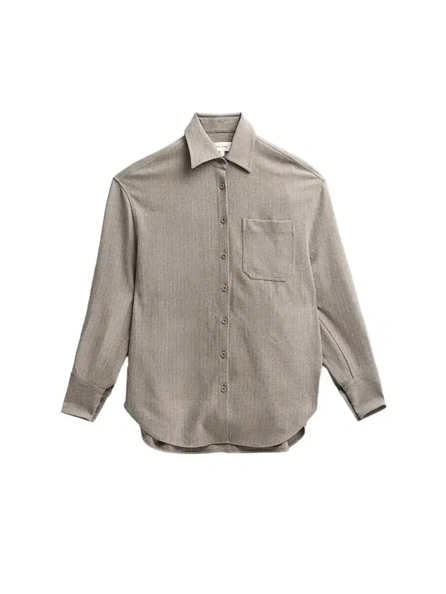 Ronny Kobo Women's Niall Striped Shirt - Grey Stripe