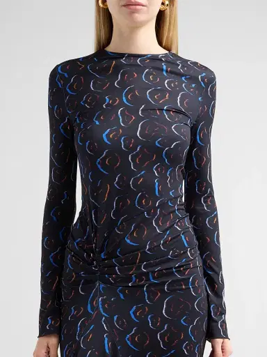 EYWASOULS MALIBU Women's Annie Printed Long-Sleeve Maxi Dress | Thumbnail 5 EYWASOULS MALIBU Women's Annie Printed Long-Sleeve Maxi Dress | Thumbnail 5