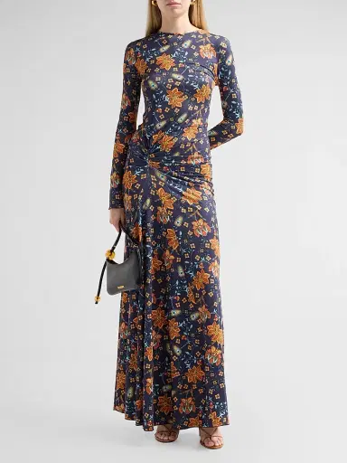 EYWASOULS MALIBU Women's Annie Floral Long-Sleeve Maxi Dress | Thumbnail 2 EYWASOULS MALIBU Women's Annie Floral Long-Sleeve Maxi Dress | Thumbnail 2