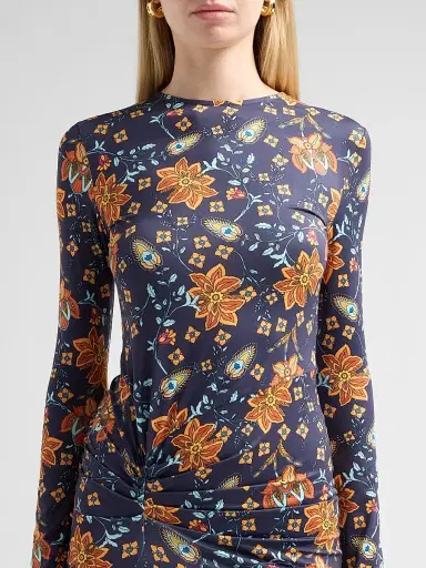 EYWASOULS MALIBU Women's Annie Floral Long-Sleeve Maxi Dress | Thumbnail 5 EYWASOULS MALIBU Women's Annie Floral Long-Sleeve Maxi Dress | Thumbnail 5