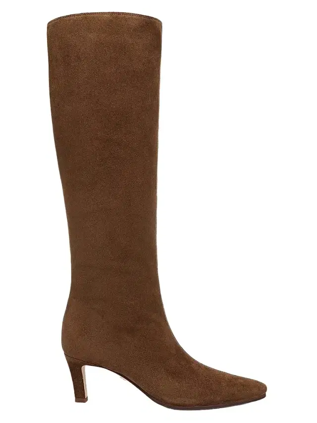 Veronica Beard Women's Aisla 60MM Suede Knee-High Boots - Chestnut