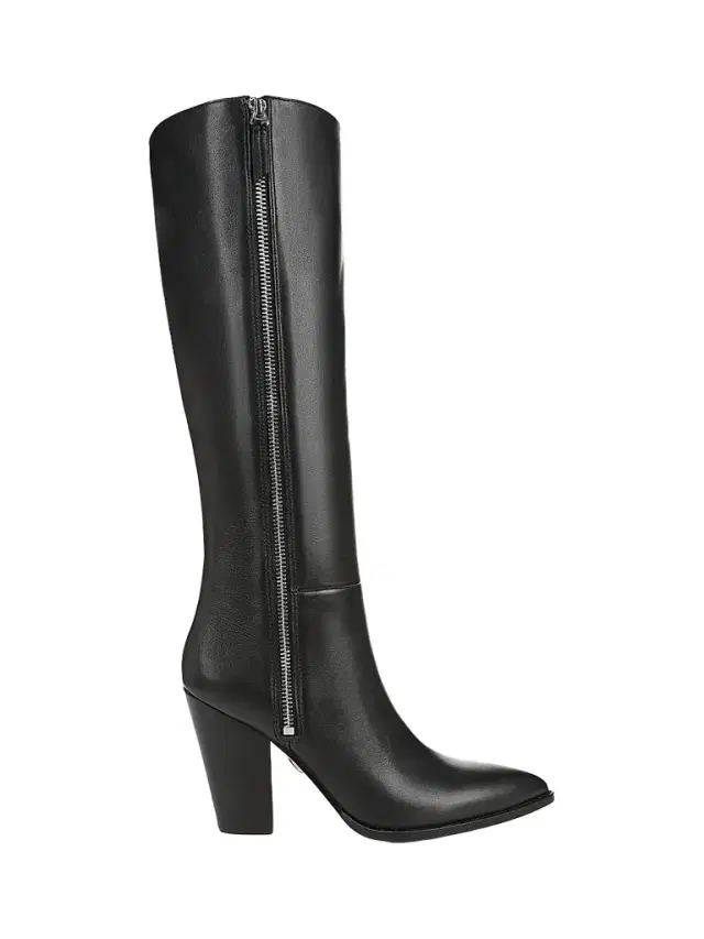 Veronica Beard Women's Levanne 90MM Leather Boots - Black