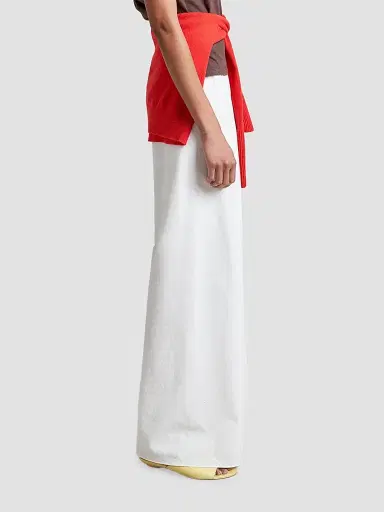 La Ligne Women's Cotton Colby Pants - White | Thumbnail 2 La Ligne Women's Cotton Colby Pants - White | Thumbnail 2