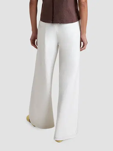 La Ligne Women's Cotton Colby Pants - White | Thumbnail 3 La Ligne Women's Cotton Colby Pants - White | Thumbnail 3