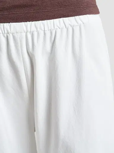 La Ligne Women's Cotton Colby Pants - White | Thumbnail 4 La Ligne Women's Cotton Colby Pants - White | Thumbnail 4