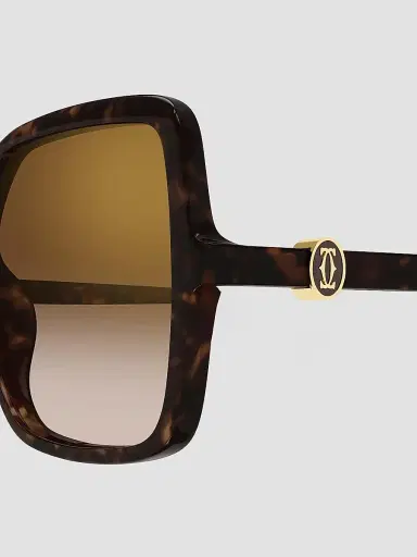 Cartier Women's Double C 58MM Square Sunglasses | Thumbnail 3 Cartier Women's Double C 58MM Square Sunglasses | Thumbnail 3