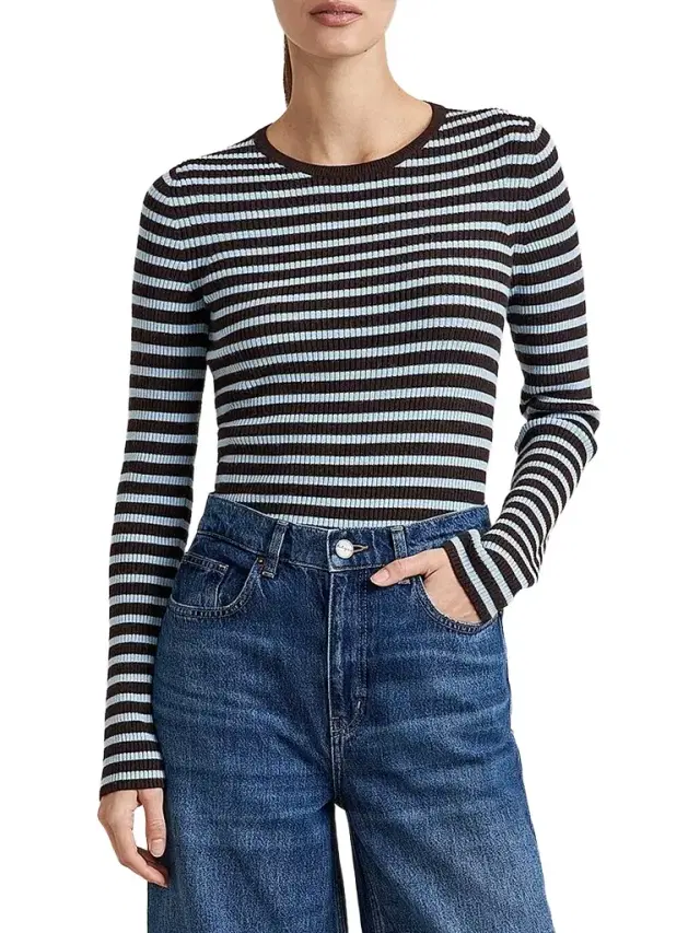 La Ligne Women's Mulberry Sweater - Chocolate Blue - Size XL