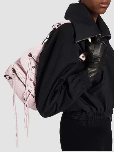 Balenciaga Women's Le City Mini Backpack - Petal Pink | Thumbnail 4 Balenciaga Women's Le City Mini Backpack - Petal Pink | Thumbnail 4
