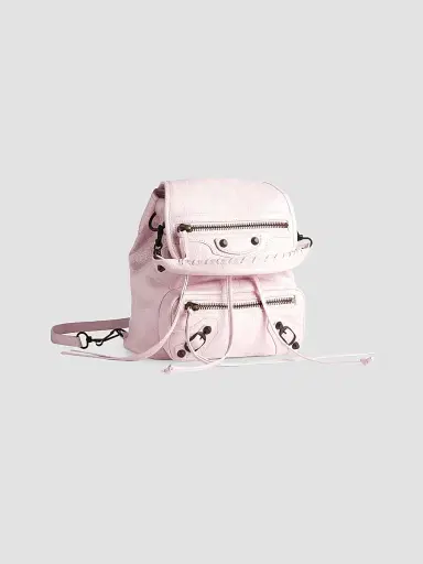Balenciaga Women's Le City Mini Backpack - Petal Pink | Thumbnail 5 Balenciaga Women's Le City Mini Backpack - Petal Pink | Thumbnail 5