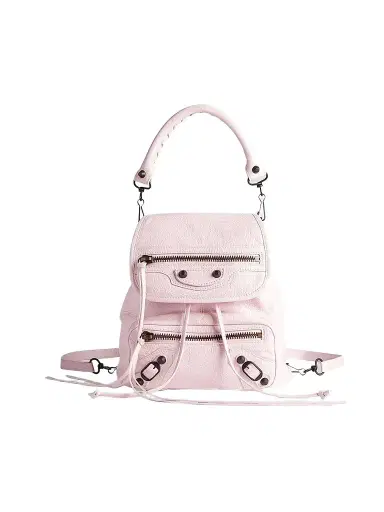 Balenciaga Women's Le City Mini Backpack - Petal Pink | Thumbnail 1 Balenciaga Women's Le City Mini Backpack - Petal Pink | Thumbnail 1