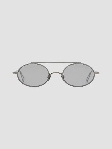 AHLEM Women's Turbigo 50MM Oval Sunglasses - Silver | Thumbnail 2