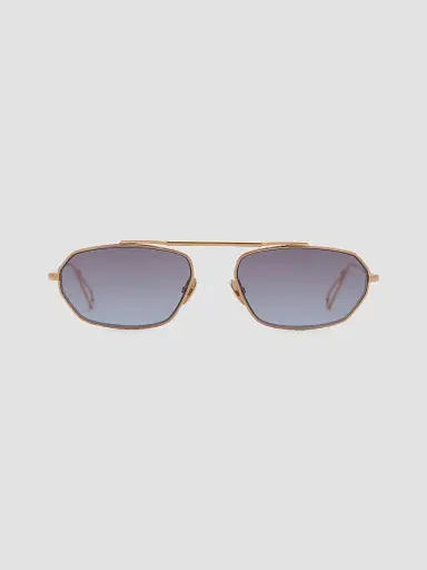 AHLEM Women's Anjou 53MM Rectangular Sunglasses - Rose Gold | Thumbnail 2