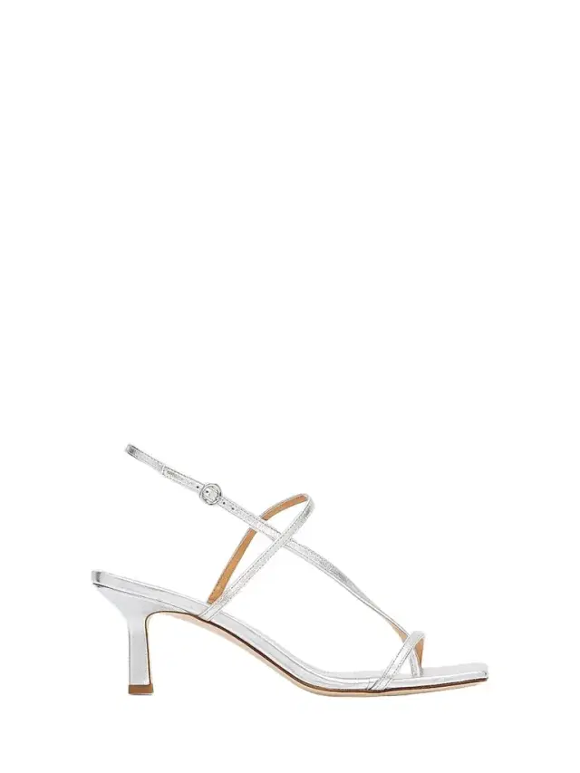 Aeyde Women's Elise 65MM Leather Sandals - Silver