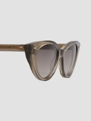AHLEM Women's Gambetta 52MM Cateye Sunglasses - Light Brown | Thumbnail 3