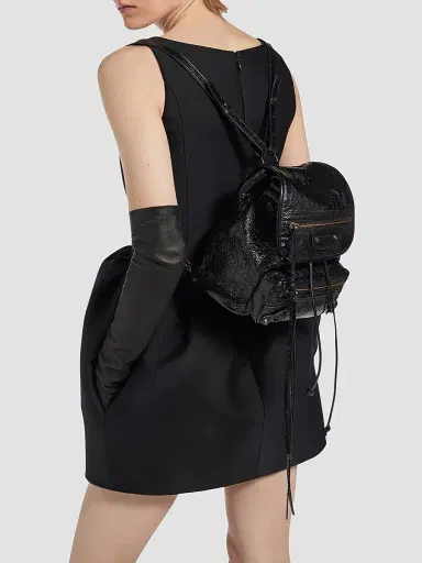 Balenciaga Women's Le City Mini Backpack - Black | Thumbnail 4