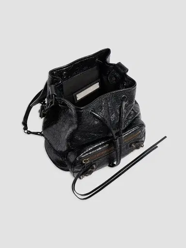 Balenciaga Women's Le City Mini Backpack - Black | Thumbnail 7