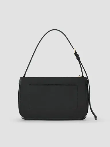 FERRAGAMO Women's Cara Extra-Small Leather Shoulder Bag - Black | Thumbnail 4