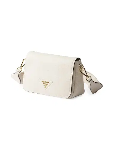 Prada Women's Leather Shoulder Bag - White | Thumbnail 2