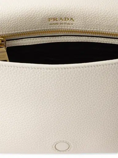 Prada Women's Leather Shoulder Bag - White | Thumbnail 5