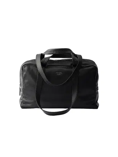Prada Men's Nappa Leather Work Bag - Black | Thumbnail 1
