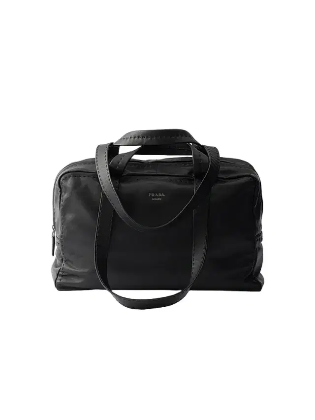 Prada Men's Nappa Leather Work Bag - Black