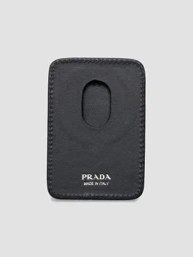 Prada Women's Saffiano Leather Card Holder | Thumbnail 2 Prada Women's Saffiano Leather Card Holder | Thumbnail 2