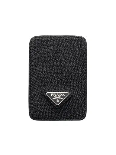 Prada Women's Saffiano Leather Card Holder | Thumbnail 1 Prada Women's Saffiano Leather Card Holder | Thumbnail 1