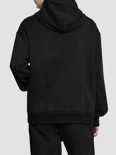 Dolce & Gabbana Men's Logo Cotton Zip-Front Hoodie - Nero | Thumbnail 5