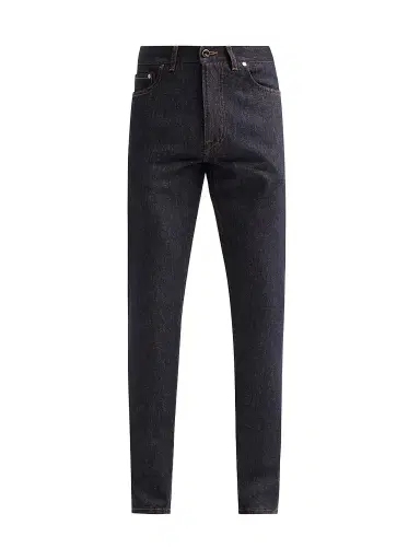Isaia Men's Light Denim Slim Jeans - Navy | Thumbnail 1 Isaia Men's Light Denim Slim Jeans - Navy | Thumbnail 1