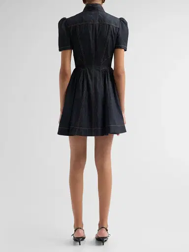 Zimmermann Women's Denim Corset Minidress | Thumbnail 3 Zimmermann Women's Denim Corset Minidress | Thumbnail 3