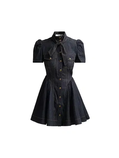 Zimmermann Women's Denim Corset Minidress | Thumbnail 1 Zimmermann Women's Denim Corset Minidress | Thumbnail 1