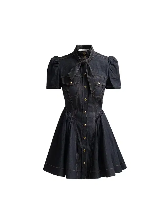 Zimmermann Women's Denim Corset Minidress - Onyx Blue