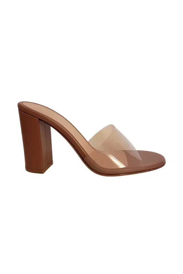 Gianvito Rossi Glass Mule 85
