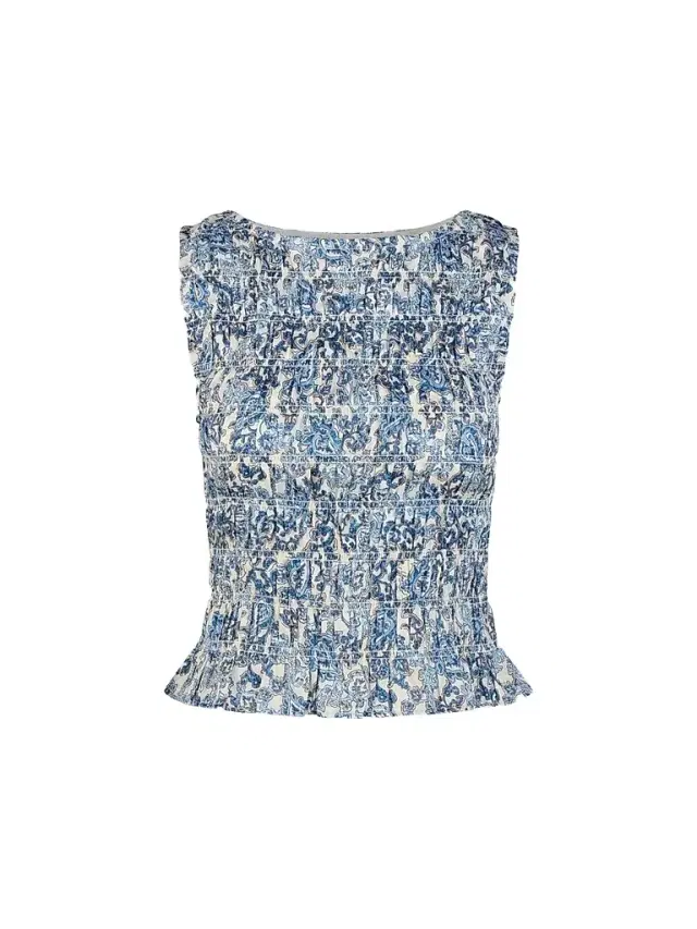 Hill House Home Women's The Phoebe Nap Top - Chedworth Paisley Blue