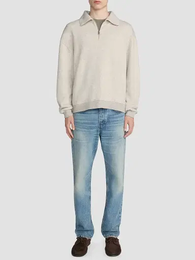 Frame Men's Relaxed Quarter-Zip Sweatshirt | Thumbnail 2