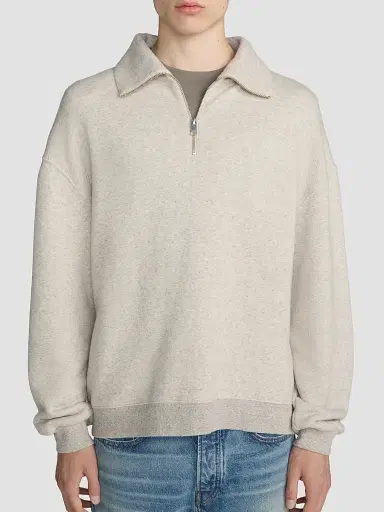 Frame Men's Relaxed Quarter-Zip Sweatshirt | Thumbnail 4