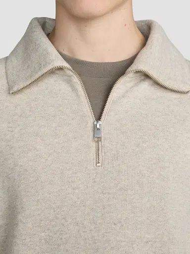 Frame Men's Relaxed Quarter-Zip Sweatshirt | Thumbnail 5