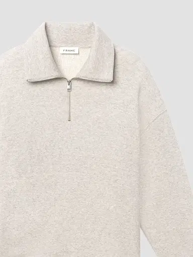 Frame Men's Relaxed Quarter-Zip Sweatshirt | Thumbnail 9