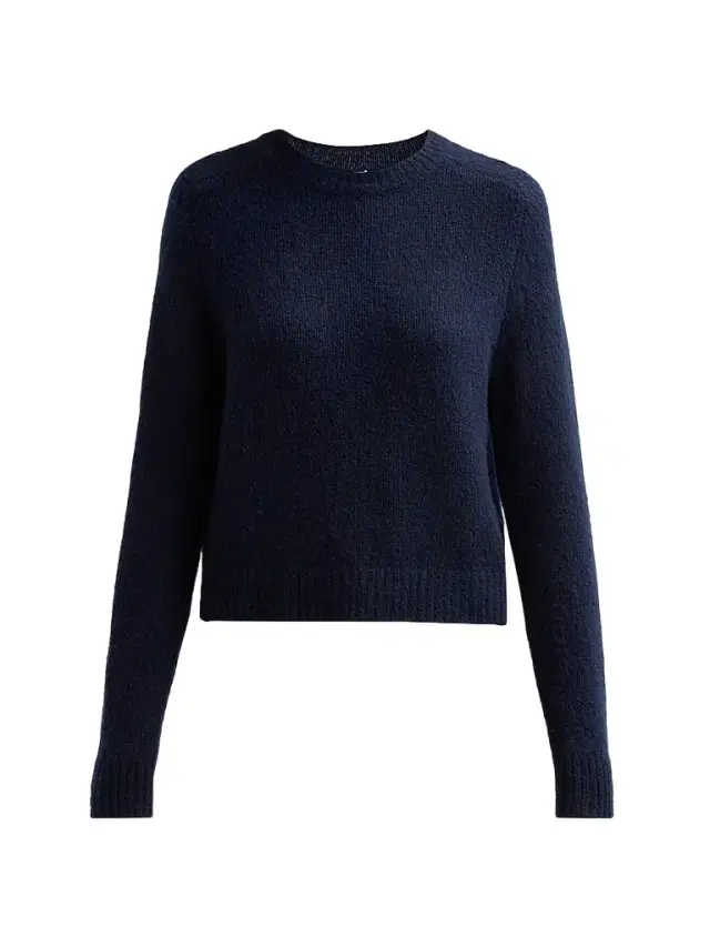 Lisa Yang Women's Solene Cashmere-Silk Regular-Fit Sweater - Navy