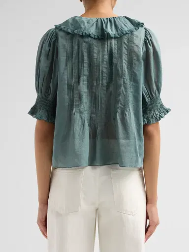 DÔEN Women's Henri Ruffled Top | Thumbnail 3 DÔEN Women's Henri Ruffled Top | Thumbnail 3