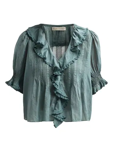 DÔEN Women's Henri Ruffled Top | Thumbnail 1 DÔEN Women's Henri Ruffled Top | Thumbnail 1