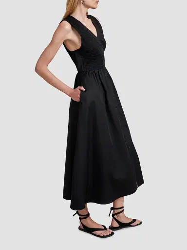 La Ligne Women's Maeva Dress - Black | Thumbnail 2