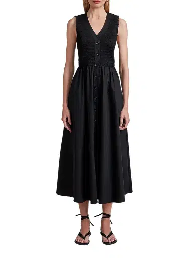 La Ligne Women's Maeva Dress - Black | Thumbnail 1