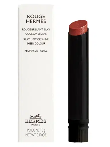 HERMÈS Women's Rouge Hermès Silky Lip Shine Lipstick Refill - 15 Brund Ambre | Thumbnail 1