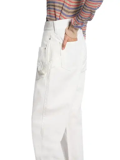 JW Anderson Women's Twisted Workwear Straight-Leg Jeans | Thumbnail 6