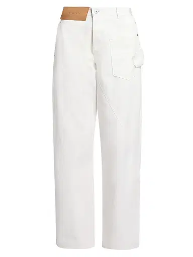 JW Anderson Women's Twisted Workwear Straight-Leg Jeans | Thumbnail 1
