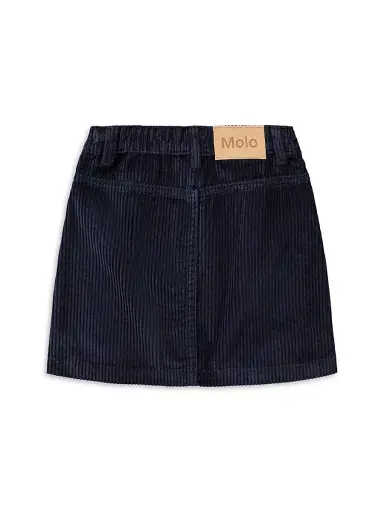 Molo Little Girl's & Girl's Bera Corduroy Skirt - Navy Blazer | Thumbnail 2