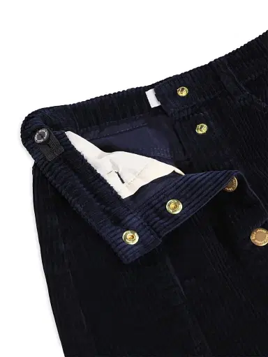 Molo Little Girl's & Girl's Bera Corduroy Skirt - Navy Blazer | Thumbnail 5